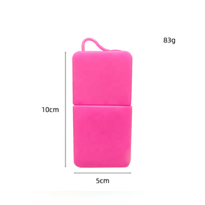 Molde masajeador con logotipo personalizado OEM, cubo criogénico de contorno, rodillo de hielo de silicona antihinchazón para masaje facial, cuidado de la piel, globos de hielo faciales - Product Image 4