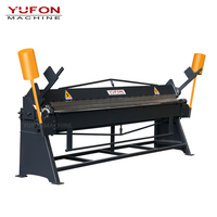 Machine à plier les bords manuelle personnalisée Yufon 2*2500/2*3000, machine de fabrication de conduits, machine à plier les bords carrés