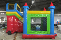 Château gonflable classique avec toboggan, combo château gonflable, jouets pour enfants
