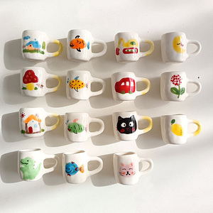 Aimants de réfrigérateur 3D amusants, aimants décoratifs pour la cuisine, mini aimants en céramique en forme de tasse pour le réfrigérateur - Product Image 2