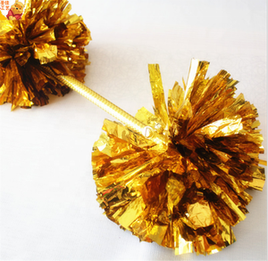 Palla da Cheerleading metallica personalizzata con manico eleganti fiori Design prodotti da Cheerleading - Product Image 2