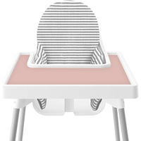 Tapis en silicone pour enfants 100% sans BPA, non toxique, antidérapant, écologique, pour chaise haute, table à manger, avec couleurs personnalisables