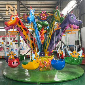 Manège Nova Rides Girafe : Chaise Volante en Fibre de Verre et Acier pour Parc d'Attractions Intérieur - Autres Manèges de Parc d'Attractions - Product Image 4