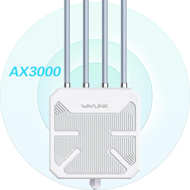Wavlink WiFi 6 Access Point Mesh Outdoor AP Router Waterproof IP67 WL-WN573HX3 Wavlink AX3000 Outdoor