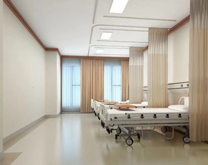 Bệnh Viện antibacterials không thấm nước chống cháy Polyester y tế Rèm theo dõi chống vi khuẩn bệnh viện rèm cửa - Product Image 3