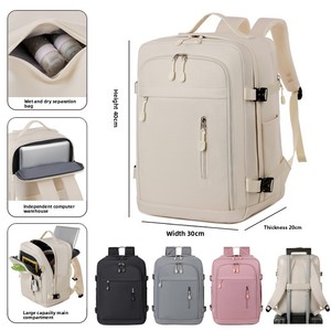 Personnalisation d'usine Voyage portable 40x30x20cm Sac de cabine étanche de grande capacité avec fermeture à glissière USB Compartiment pour ordinateur portable - Product Image 4
