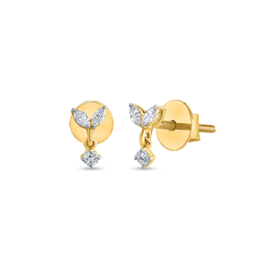 Boucles d'oreilles en diamant taille marquise de qualité supérieure avec éclat luxueux conçues pour les femmes de la mode indienne - Product Image 1
