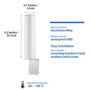 12dBi双SMA男698-2700 MHz 3g 4g LTE全向户外天线，用于手机蜂窝4g LTE路由器调制解调器网关 - Product Image 6