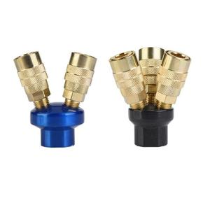 Venta Directa de Fábrica de Neumática Ningbo Haishu Dingyi, Nuevos Accesorios Neumáticos de Latón y Cobre de Estilo Americano, de Dos y Tres Vías - Product Image 1