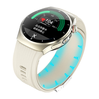 Reloj Inteligente TK68 con Airbag, Monitor de Salud Corporal, Presión Arterial, Resistente al Agua, Contesta Llamadas, Rastreador de Actividad Física y Deportiva