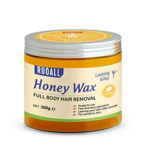 OEM Hypoallergénique Dépilatoire Naturel Biologique Miel Chaud Séparateur de Cire à Sucre Dur Crème Épilatoire pour Tout le Corps en Plastique - Product Image 4