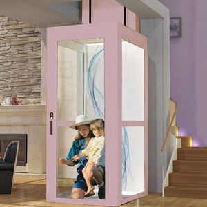 Ascensor de Pasajeros de Acero de Alta Resistencia Personalizado para Hoteles, <span class=keywords><strong>Cuarto</strong></span> Piso, Casa, Villa, Interior-Exterior, Turístico, Hidráulico, ISO - Product Image 3