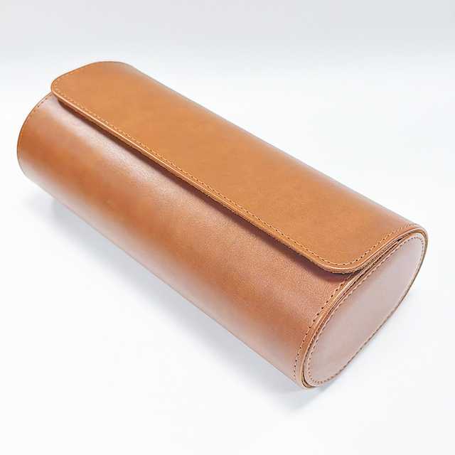 Luxury Watch Box Case PU Leather Watch Pouch Organizer Classic Travel Storage Bag with Single 3 Slots Watch Roll Case