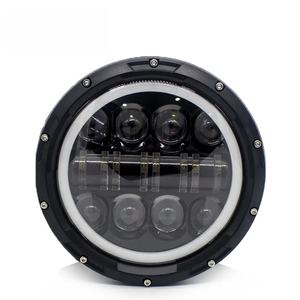 Iluminación Automotriz H4 12V Impermeable IP68 Luz Alta/Baja DRL 80W Faro LED de 7 Pulgadas Nuevo con 2 Años de Garantía - Product Image 1