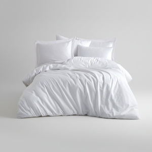 Juego de 4 piezas de ropa de cama Varol Battal Boy (King Size) Nevresim Takm 57 Tel-Beyaz, diseño sólido para uso doméstico - Product Image 2