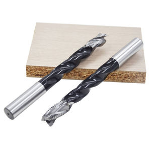 Fresa espiral de carburo sólido de alta calidad TCT para carpintería y desbaste de madera - Product Image 2