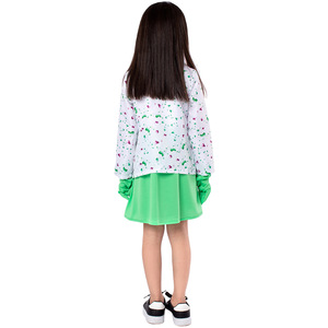 Disfraz de científica para niñas con bata de laboratorio y falda verde, talla 4-6T, traje para actuación de Halloween - Product Image 4