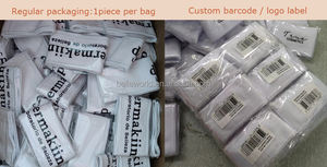 BELLEWORLD personalizado dulce blanco Waffle toalla maquillaje diadema bordado Logo Spa diadema - Product Image 6