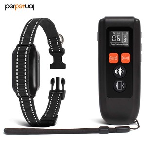 Smart Electric Dog Training Collar with <b>Vibration</b> and Shock Modes Rechargeable IPX7 Waterproof for Dogs - Product Image 1