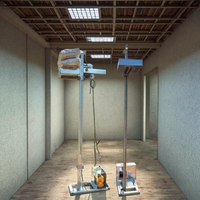 Palan à béton automatique télécommandé au meilleur prix 220v avec plate-forme de levage de ciment Machine avec poignée