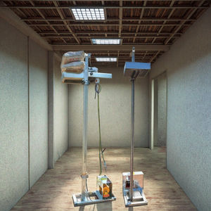 Control remoto Mejor precio 220V Polipasto de hormigón automático con plataforma Máquina elevadora de cemento con asa - Product Image 2