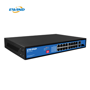 <span class=keywords><strong>GE</strong></span>/GF/SFP Inyector Gigabit Poe gestionado no gestionado 19 puertos Gigabit Uplink PoE Conmutador de fibra - Product Image 4