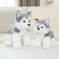 Peluche Husky Kawaii Anime |   Peluche de chien moelleuse autoportante pour la décoration de la maison, jouet anti-anxiété