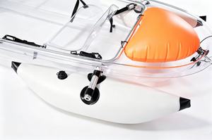 Estabilizador Flotante para <span class=keywords><strong>Kayak</strong></span> Inflable, Flotador Lateral de PVC Transparente para <span class=keywords><strong>Kayak</strong></span> y Canoa, Accesorio Antivuelco - Product Image 5