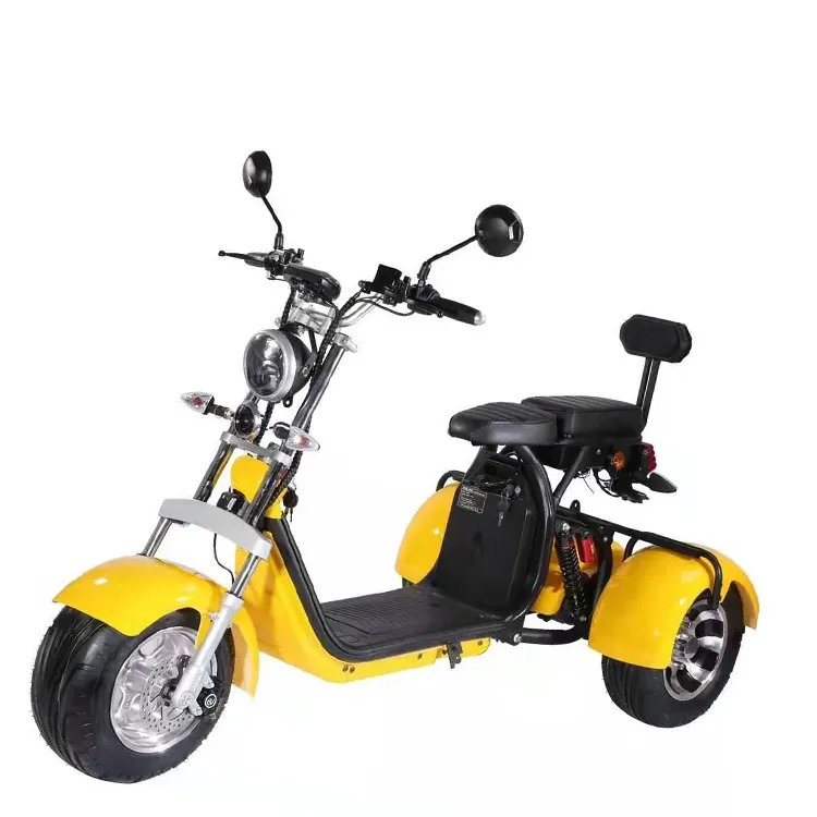 Good Quality New Electric Tricycles 3 wheel electric scooter Fat Tire Citycoco Model EH THREE