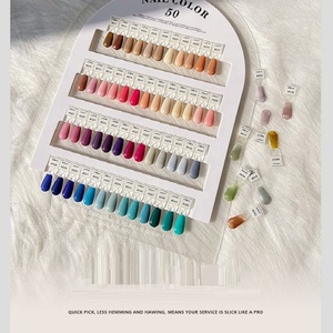 2025 mới tự làm từ móng tay nghệ thuật hiển thị kệ sơn móng tay Gel màu mẫu hiển thị thẻ màu thử nghiệm Nail Salon Bảng hiển thị - Product Image 4