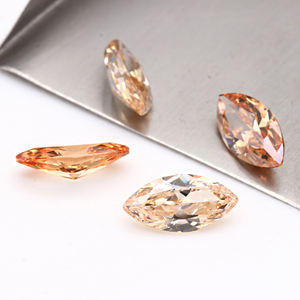 हॉट सेलिंग 5a मार्क्विज कट ढीले cz पत्थर 1.5*3mm-9*18 मिमी गुलाबी काला लैवेंडर शैंपेन कृत्रिम घन ज़िरकोनिया रत्न - Product Image 4