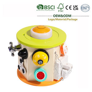 Juguetes <span class=keywords><strong>Montessori</strong></span>, <span class=keywords><strong>Cubo</strong></span> <span class=keywords><strong>de</strong></span> Actividades <span class=keywords><strong>de</strong></span> Madera <span class=keywords><strong>de</strong></span> 8 Caras, 22 Funciones, Desarrollo Cerebral, Coordinación Mano-Ojo, Juguetes Educativos para Niños - Product Image 1