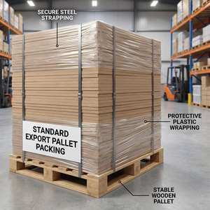 Panneau décoratif en HDF/MDF 1220x2440mm 18mm 12mm 9mm 3mm E1 E0 résistant à l'humidité, surface lisse, pour meubles et armoires - Product Image 5