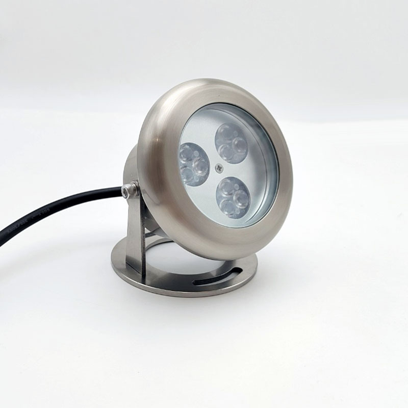 High Quality Two-Year Warranty IP68 Flood Led Swimming Pool Light RGB Internal Control Underwater Stainless Steel Fountain