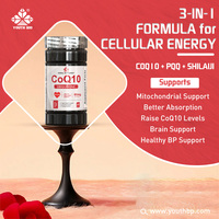 Coenzyme Q10, levure de riz rouge et niacine en mélange, source de vitalité pure pour adultes matures, vente en gros, marque privée OEM, 60 gélules
