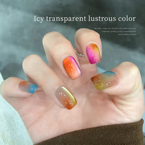 AILANUO High Pigment Glaze 6 Colors Jelly Gel Polish Set Hema Free Vegan Neon Pure clear Jelly Colors Gel Polish <b>Nail</b> Supplier - Product Image 2