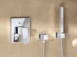 Support de douche à main avec sortie de douche encastrée Groh 27704000 |   <span class=keywords><strong>Coude</strong></span> de sortie de douche Euphoria Cube - Product Image 3