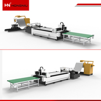 Harga Pabrik Mesin Pemotong Laser Serat Koil Logam 1500W 2000W 3000W Harga Pabrik Lini Produksi Pemotongan Laser