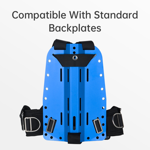 Arnés ajustable para equipo de buceo con deslizador metálico estriado y componentes de cincha de nailon para BCD de apnea OEM - Product Image 3