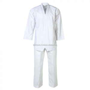 ชุดเทควันโดสำหรับเด็ก,ชุดเครื่องแบบเทควันโดคอวีสีขาว - Product Image 6