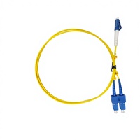 Cable de Fibra Óptica OS2 LC SC G652D SM Monomodo Dúplex 9/125m 1G/10GB OD2.0mm 2 Conductores, Cable de Conexión de Fibra Óptica Trenzada LZSH