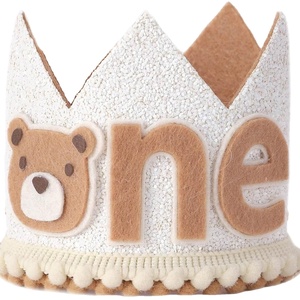Corona de Coati para Bebés de 1 Año, Accesorios para Fotos Infantiles, Disponibles al por Mayor - Product Image 1