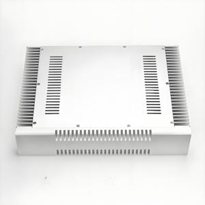 Tùy chỉnh Anodized Stereo Mixer khuếch đại công suất nhôm đùn bao vây CNC gia công Loa trường hợp âm thanh thiết bị - Product Image 3