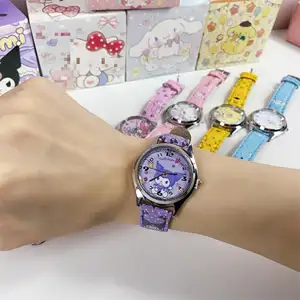 LINDA toy Cartoon Leather Children Watch boy's girl's Leather Watch Gift Wristwatch With Retail Box Toys Exquisite For Gifts