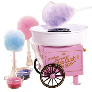 Strawberry Flavor Sugar Sanding Hot Sale Cotton Candy Sugar Halal White Cotton Candy Floss For Cotton Candy Machine