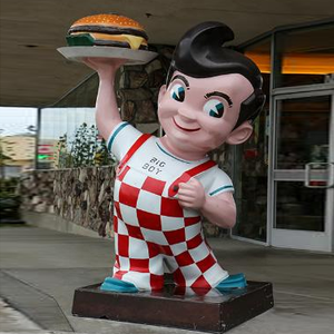 Statue <span class=keywords><strong>de</strong></span> grand garçon en fibre <span class=keywords><strong>de</strong></span> verre personnalisée, Statue d'icône <span class=keywords><strong>de</strong></span> Hamburger pour restaurant <span class=keywords><strong>de</strong></span> restauration rapide - Product Image 3