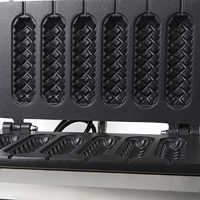 Fabricant de gaufres commerciales avec logo personnalisé, 110 V ou 220 V, machine à corn-dogs, machine à gaufres en bâtonnets, machine à gaufres pour boulangerie