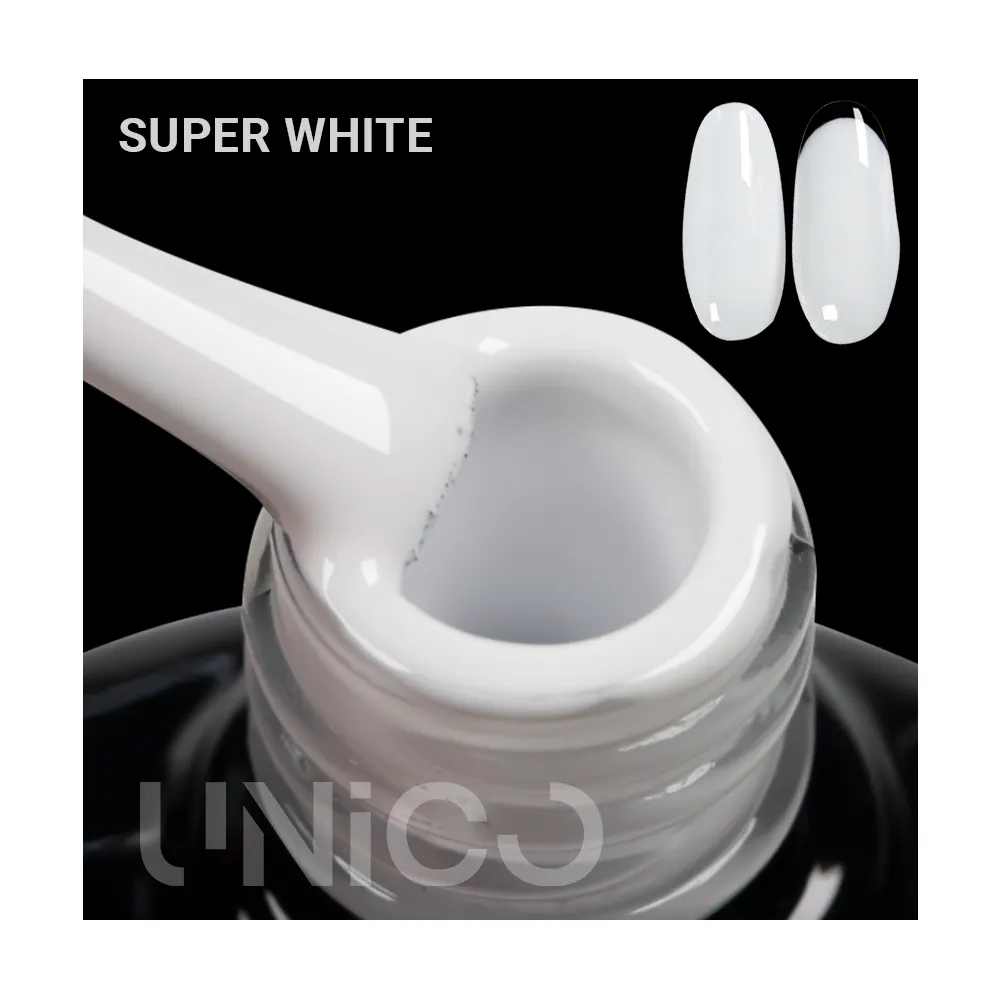 UNICO nails gel suppliers new design hot popular super black white solid gel polish uv gel nail regular OEM private label
