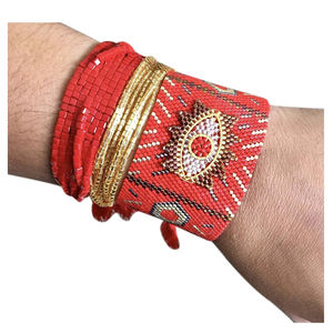 Gran oferta, <span class=keywords><strong>venta</strong></span> al por mayor, <span class=keywords><strong>Miyuki</strong></span> Seeds Beads <span class=keywords><strong>Miyuki</strong></span> <span class=keywords><strong>Delica</strong></span> Cuentas, brazalete, joyería de moda, conjunto de pulseras para mujer - Product Image 1