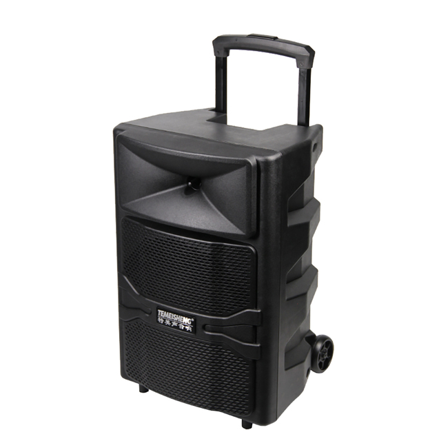 12 Inch Plastic Cabinet Active Dj Portable Bass Powered Karaoke Wireless Speaker Audio